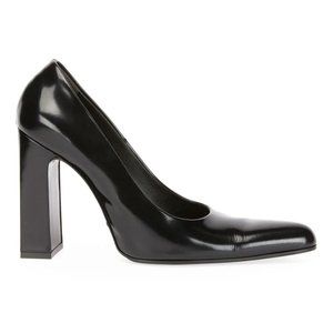 BALENCIAGA Leather Block-Heel Pumps (NEW) - 41